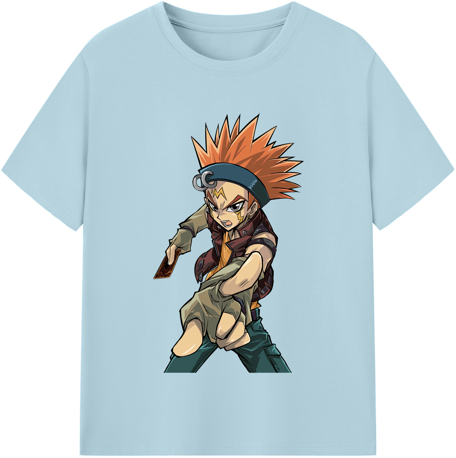 （画像用） 遊☆戯☆王 Yu-Gi-Oh! 綿100％半袖Tシャツ（フロントプリント）